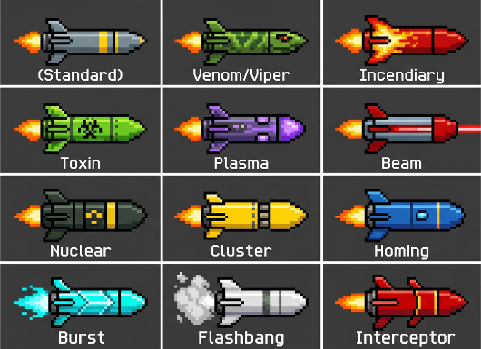 Missile attack targeting enemy segment